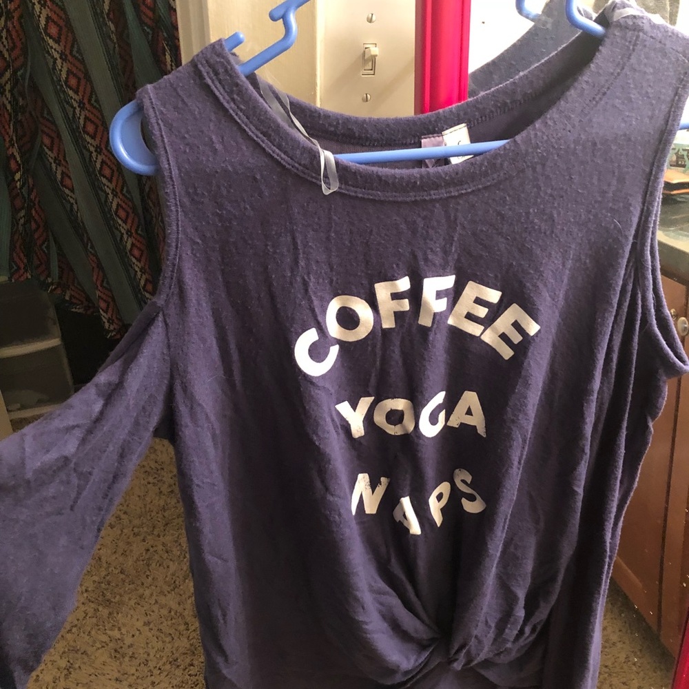 Francesca’s Coffee, Yoga, Naps long sleeve lounge